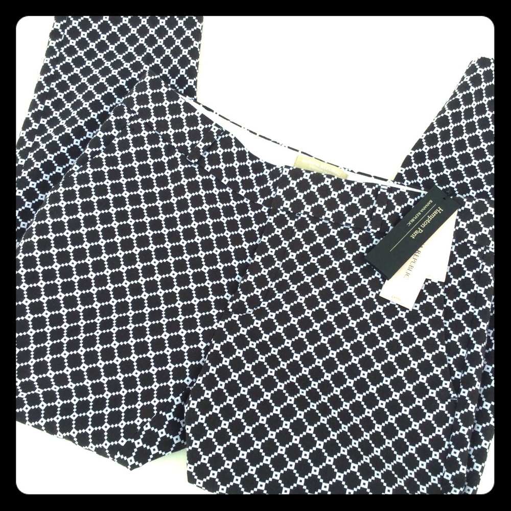 BNWT Banana Republic 6P B&W Capri